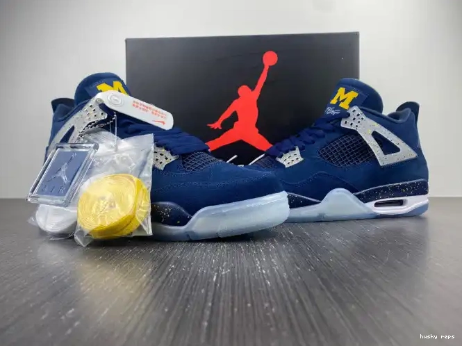 Rep Husky (PE) Jordan Michigan 4 Retro Air AJ4-1036660 0620